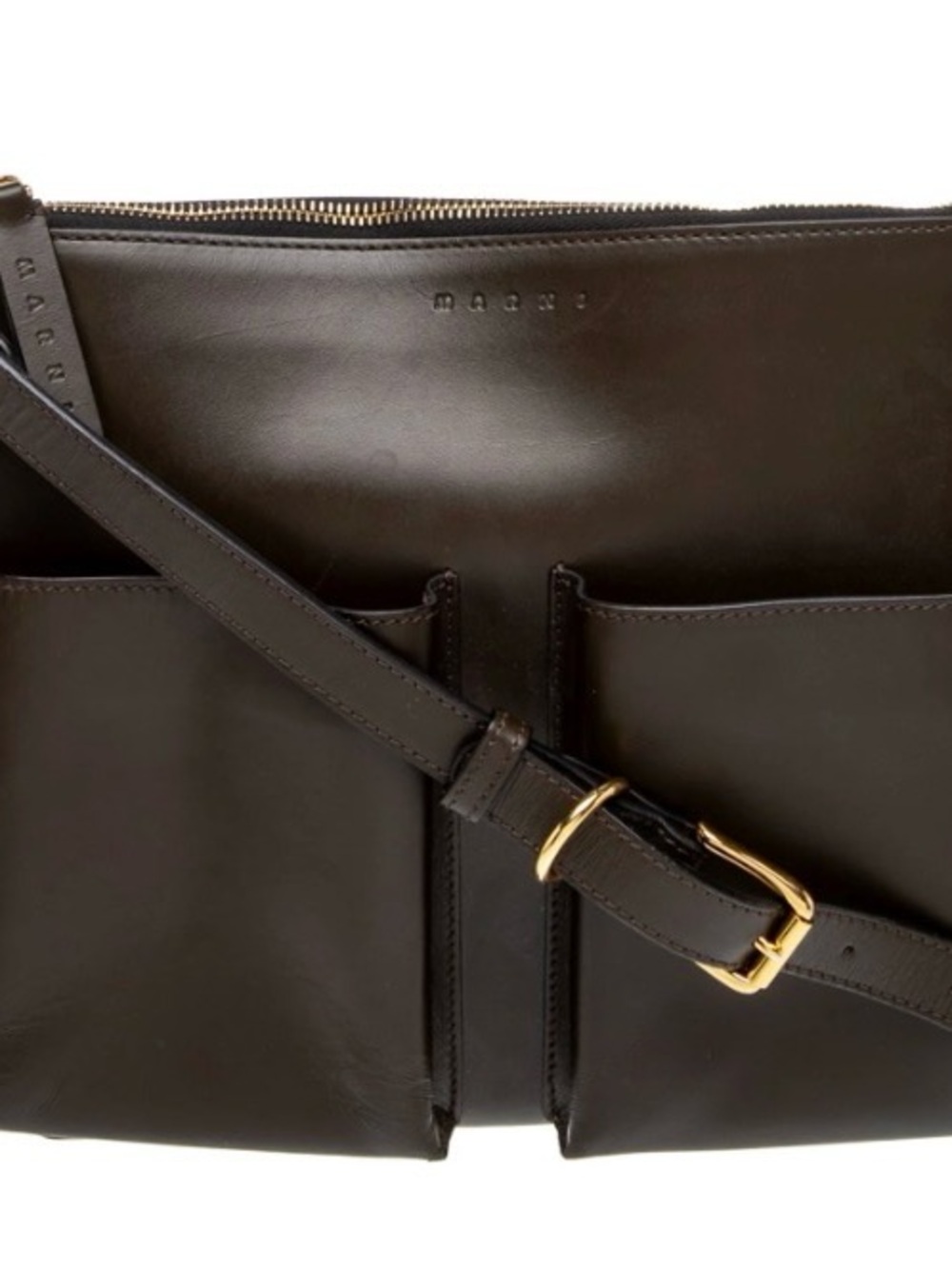 Marni 2 ways Leather Crossbody Bag